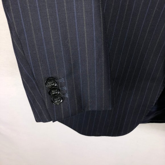 Banana Republic Navy Pinstripe Blazer - Picture 5 of 8